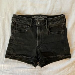 American Eagle High Rise Stretchy Jean Shorts, Sz 6